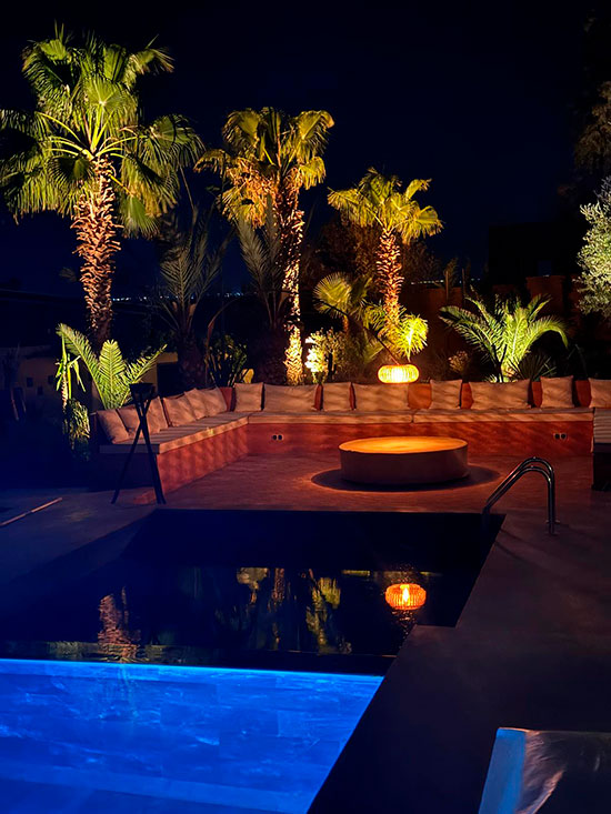 éclairage LED extérieur Marrakech - LLDA