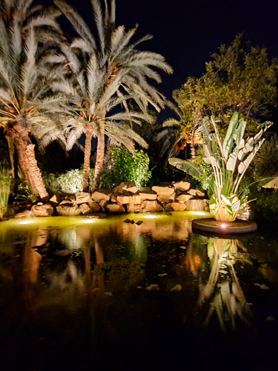 éclairage LED immergé Marrakech - LLDA
