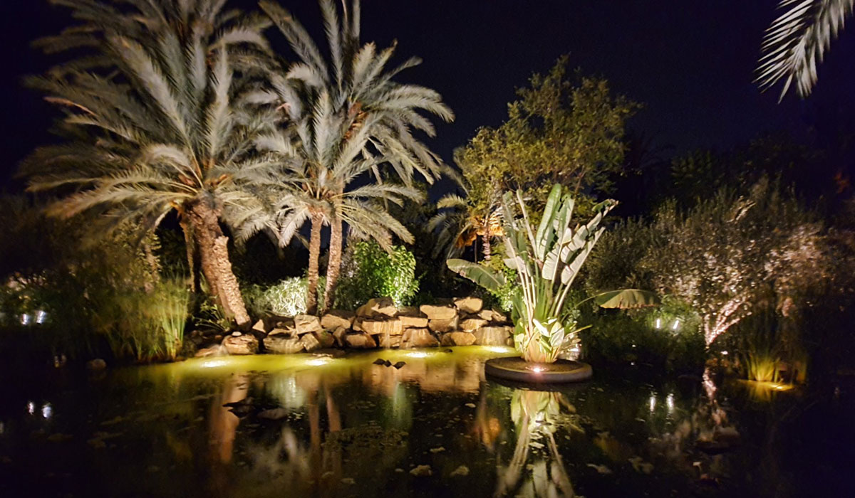 éclairage LED immergé Marrakech - LLDA