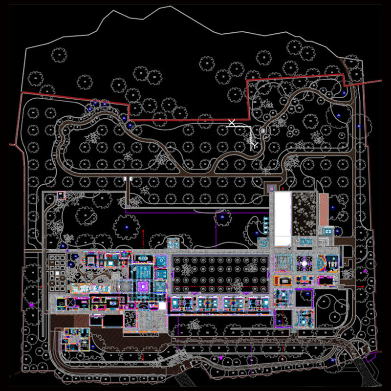 Étude éclairage LED Les Lumières de l'Agdal Marrakech